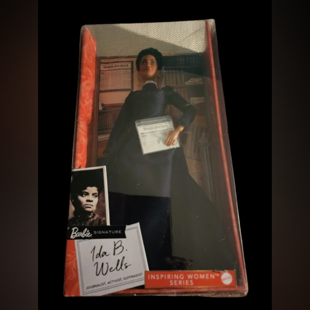 NIB Ida B. Wells - Barbie Inspiring Women Doll with accessories